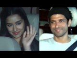 Farhan Akhtar And Shraddha Kapoor At Shahrukh Khan's Mannat Party | SpotboyE