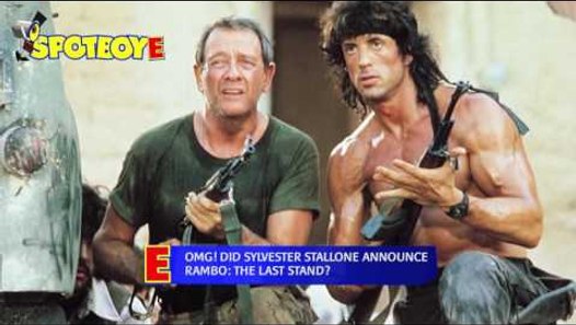 Sylvester Stallone Announces Rambo 4 Hollywood High Spotboye Video Dailymotion