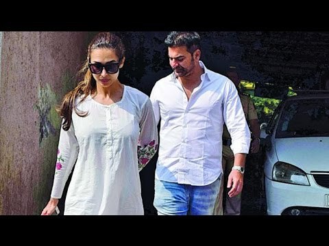Malaika Arora and Arbaaz Khan Spotted Outside Family Court | SpotboyE