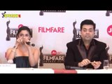 UNCUT- Karan Johar and Alia Bhatt glam up the 62nd Jio Filmfare Awards Press Conference | SpotboyE