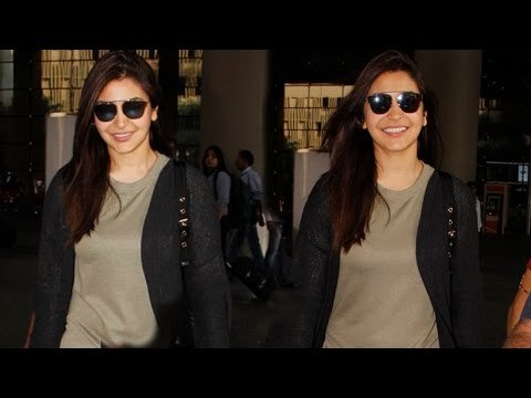 SPOTTED: Anushka Sharma at Mumbai Airport | SpotboyE