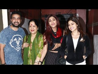 Shilpa Shetty Watches Befikre Movie with Family | SpotboyE