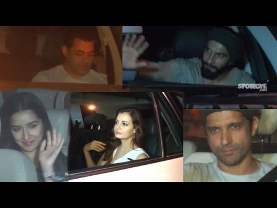 Shahrukh Khan Hosts Grand Party At Mannat | Salman Khan, Ranveer Singh, Shraddha Kapoor | SpotboyE