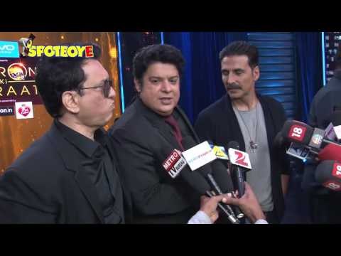 Akshay Kumar and Sajid Nadiadwala BOND with Sajid Khan on the Sets of Yaaron Ki Baraat | SpotboyE