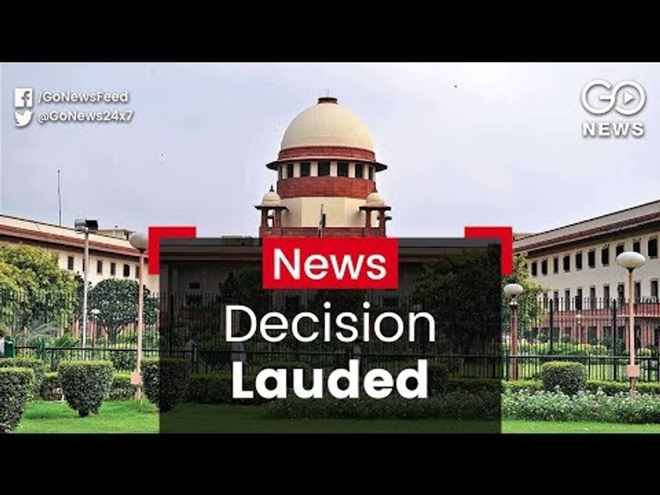 SC Decision Hailed