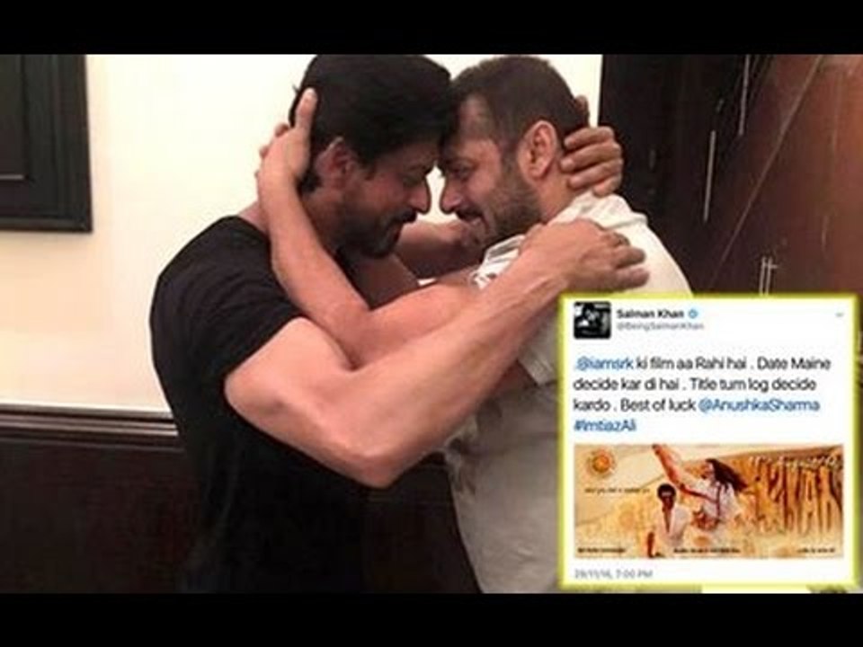 Salman Khan Is Now Promoting Shahrukh Khan's Up...