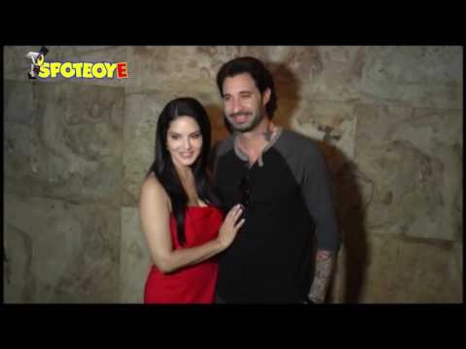 Sunny Leone Sizzles in Red Hot Dress | SpotboyE