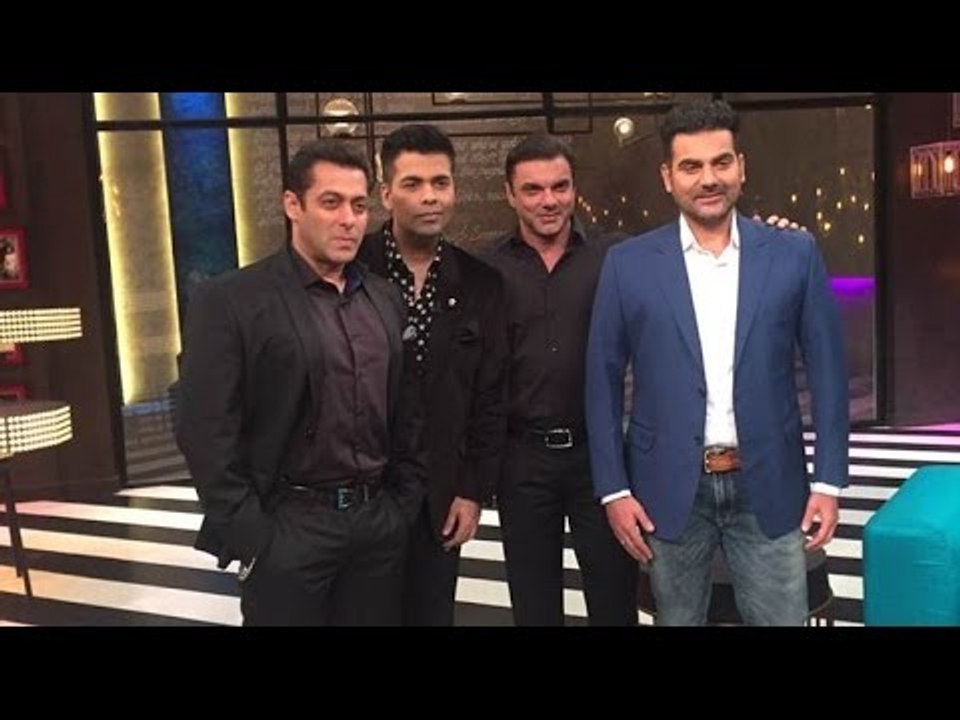 Salman Khan on Koffee With Karan Season 5 with Arbaaz Khan and Sohail Khan | Bollywood News