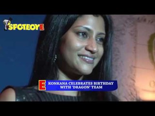 Konkana Sen Celebrates Birthday with Dragon Team | SpotboyE