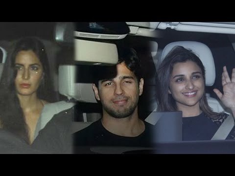 Katrina Kaif, Parineeti Chopra Attends Sidharth Malhotra's Birthday Bash | SpotboyE