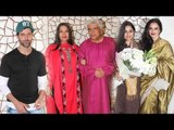 Hrithik Roshan, Farhan Akhtar, Vidya Balan, Rekha at Javed Akhtar's Birthday Party | SpotboyE