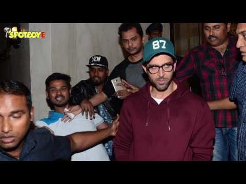 Hrithik Roshan and Yami Gautam Spotted Promoting Kaabil | SpotboyE