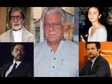 Bollywood Pays Tribute to Om Puri | Amitabh Bachchan, Shahrukh Khan, Alia Bhatt | SpotboyE