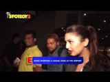 Huma Qureshi Spotted at the airport in her casual look | SpotboyE