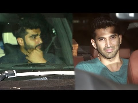 Arjun Kapoor and Aditya Roy Kapur Spotted at Ranbir Kapoor's House | SpotboyE