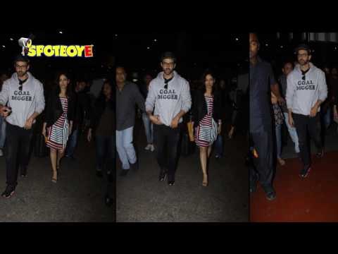Hrithik Roshan and Yami Gautam Spotted Together at the Airport | SpotboyE