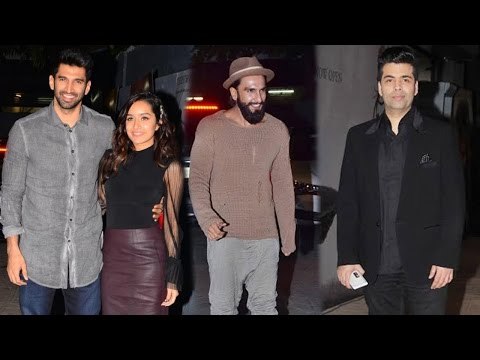 Shraddha Kapoor, Aditya Roy Kapur, Ranveer Singh at 'Ok Jaanu' Screening | SpotboyE