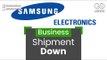 Samsung Shipments Decline