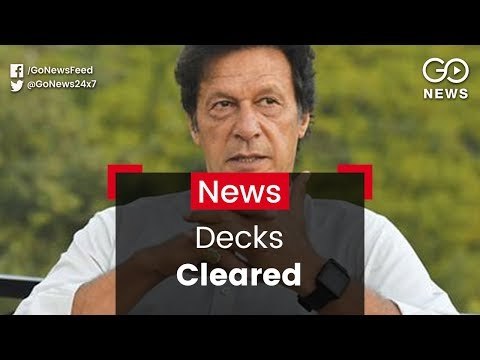 Decks Cleared For Imran