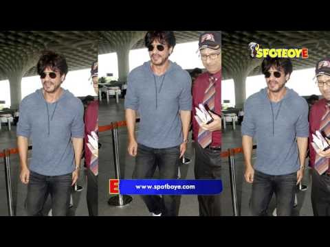 SPOTTED: Shahrukh Khan Leaving for Dubai | SpotboyE