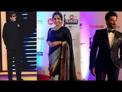 Amitabh Bachchan, Vidya Balan, Anil Kapoor at Filmfare Awards 2017 | SpotboyE
