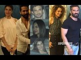 Kangana Ranaut, Shahid-Mira, Sonakshi, Sushant Singh at Rangoon Special Screening | SpotboyE