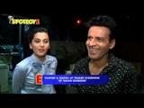 Manoj Bajpayee and Taapsee Pannu at Trailer Screening of 'Naam Shabana' | SpotboyE
