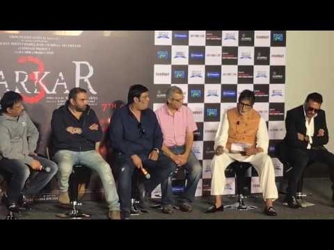 BIG B and Ram Gopal Varma get CANDID at the 'SARKAR 3' Trailer Launch