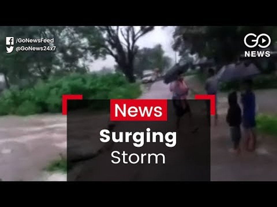 Odisha Hit By Cyclonic Storm 'DAYE'