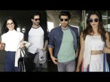 SPOTTED- Sunny Leone, Aditya Roy Kapoor and Kriti Sanon at the Airport | SpotboyE