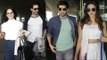 SPOTTED- Sunny Leone, Aditya Roy Kapoor and Kriti Sanon at the Airport | SpotboyE