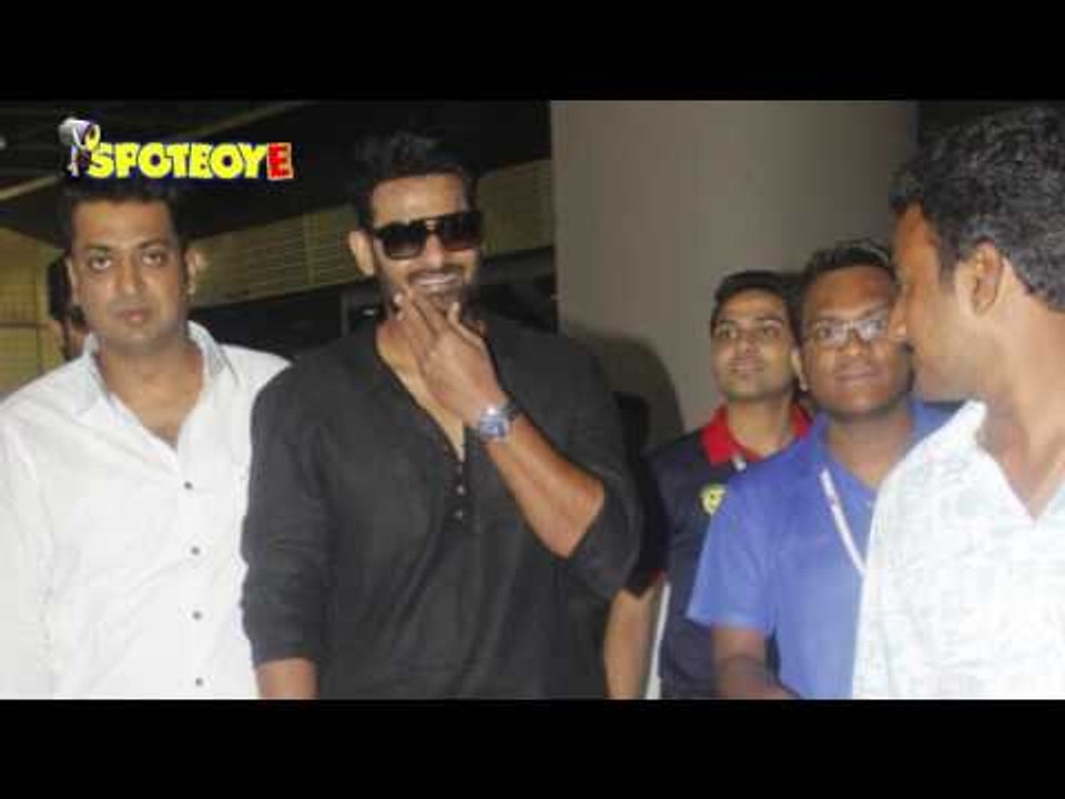 SPOTTED: Rana Daggubati and Prabhas at the Mumbai Airport | SpotboyE