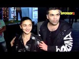 Alia Bhatt and Karan Johar Spotted Together at a Restaurant in Bandra | SpotboyE