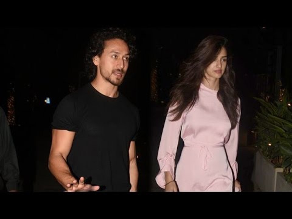 SPOTTED: Tiger Shroff with girlfriend Disha Patani Post Dinner Date | SpotboyE