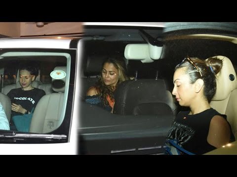 SPOTTED: Karishma Kapoor, Amrita Arora and Seema Khan at Kareena Kapoor Khan's House | SpotboyE