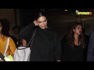 Download Video: SPOTTED: Deepika Padukone at the Mumbai Airport | SpotboyE