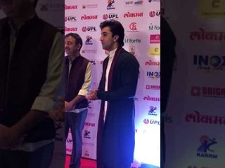 Ranbir Kapoor looks DAPPER at the 4th lokmat Awards | SpotboyE