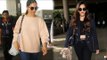 SPOTTED: Deepika Padukone and Sonam Kapoor at the Airport | SpotboyE