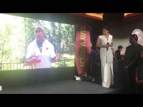 Dwayne Johnson says, ask Priyanka Chopra Questions about me not about Baywatch Movie | SpotboyE