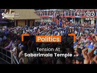Tension At Sabarimala Temple
