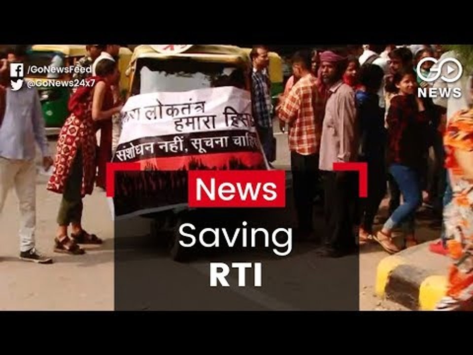Citizens March To Save RTI
