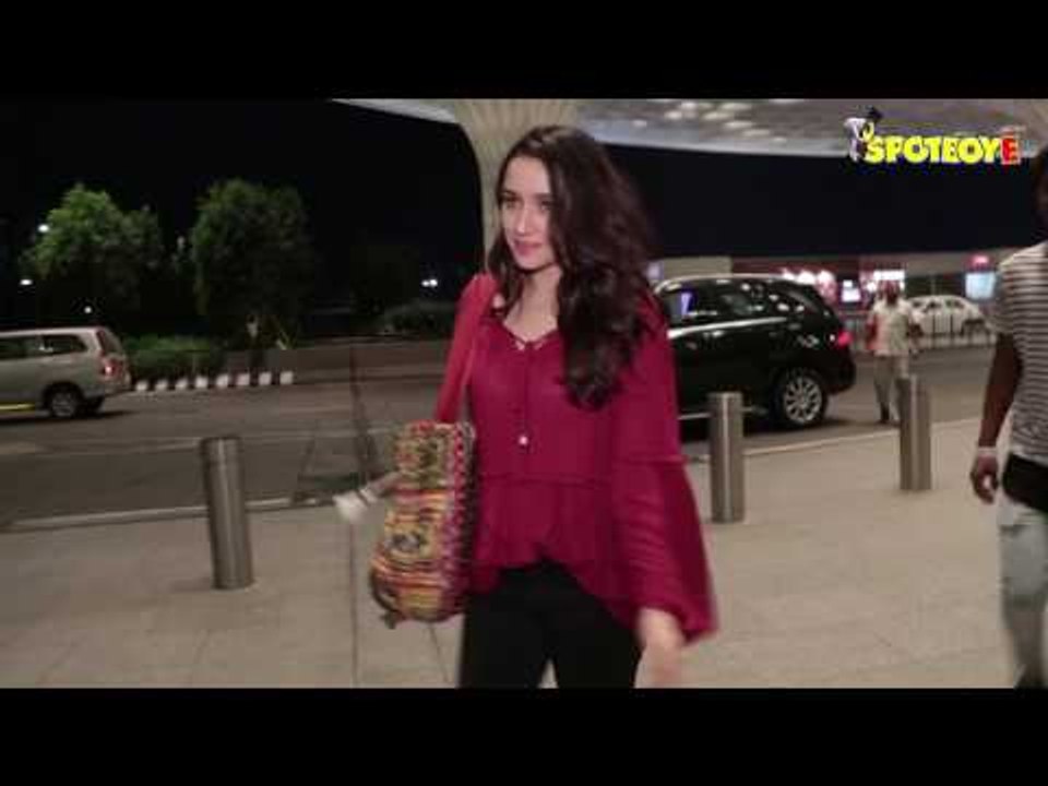 SPOTTED- Arjun Kapoor and Shraddha Kapoor at the Airport | SpotboyE