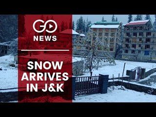 Snow Arrives In Kashmir
