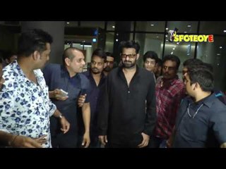 SPOTTED: Prabhas at the Mumbai Airport | SpotboyE