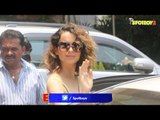 SPOTTED- Kangana Ranuat Returns from Varanasi | SpotboyE