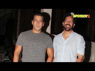 Salman Khan with Kabir Khan Post Dubbing Session of Tubelight | SpotboyE