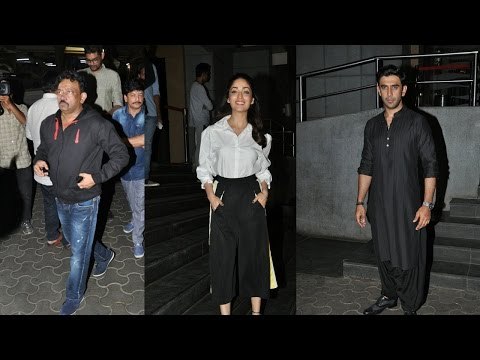 Yami Gautam, Amit Sadh, Ram Gopal Varma at Sarkar 3 Screening | SpotboyE