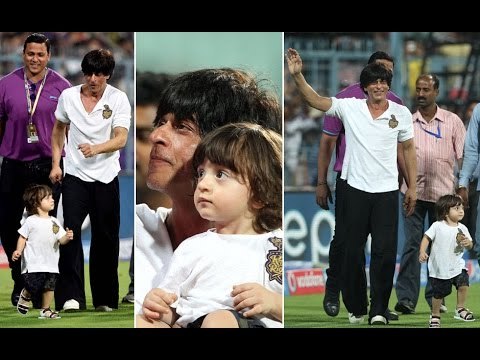 SPOTTED: Shahrukh Khan Races with his son Abram at Eden Gardens | SpotboyE