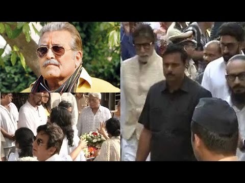 UNCUT- Amitabh Bachchan, Abhishek, Dia Mirza, Kabir Bedi at Vinod Khanna's Funeral -Part-1| SpotboyE