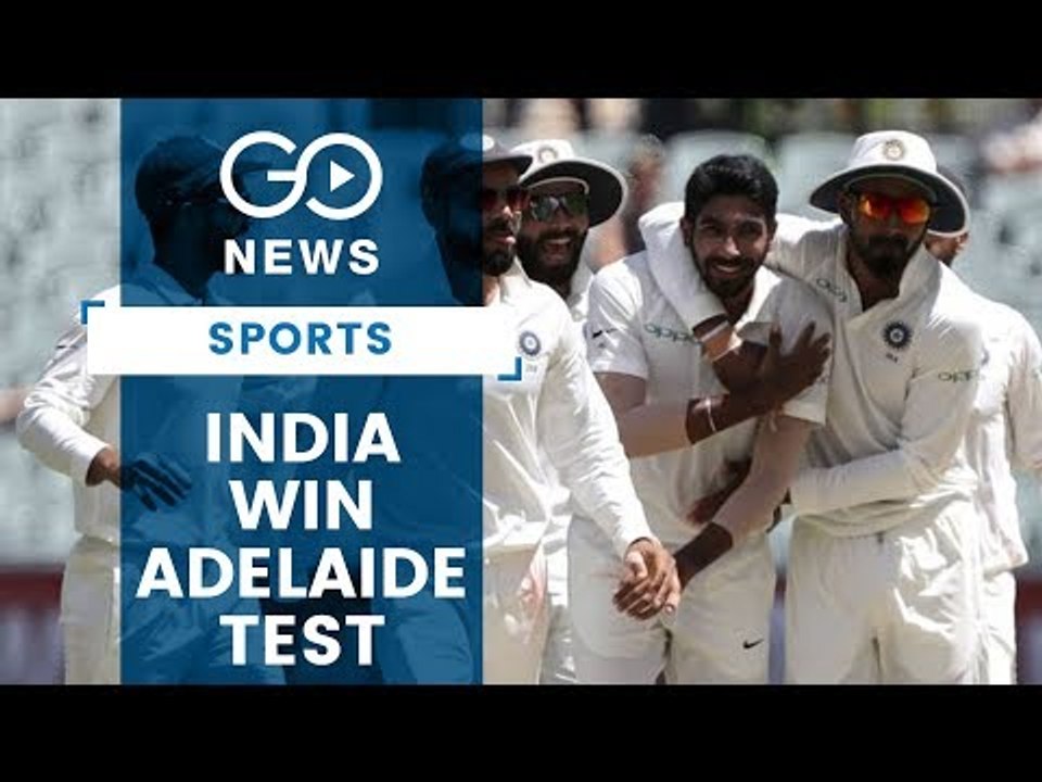 India Win Adelaide Test